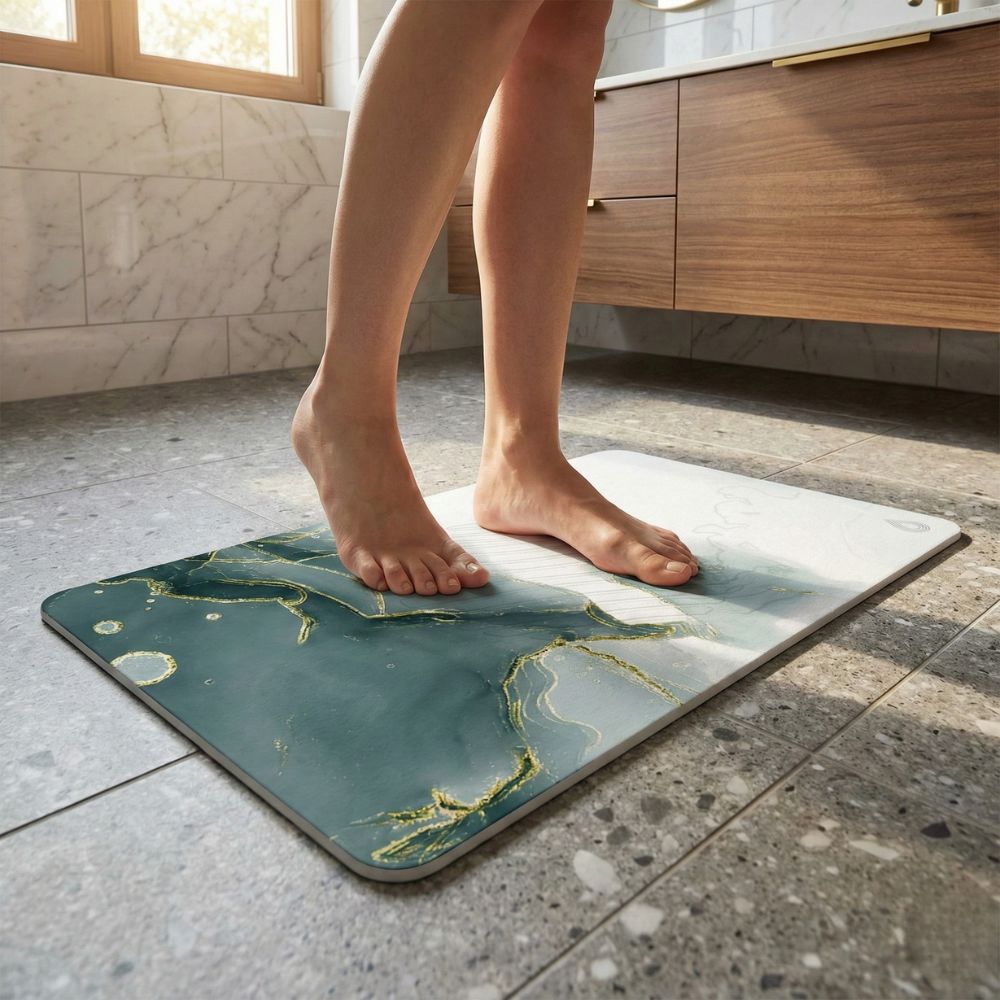 Grande taille tapis de bain en diatomite Essence XL