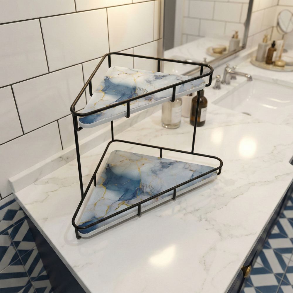 Organisateur triangle pour maquillage en diatomite Triyan